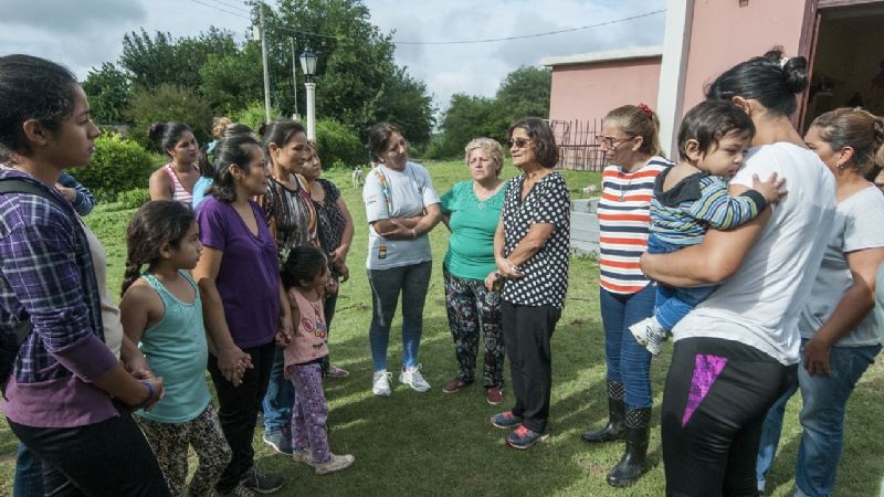 Lucía recorrió el camino a Trampasacha