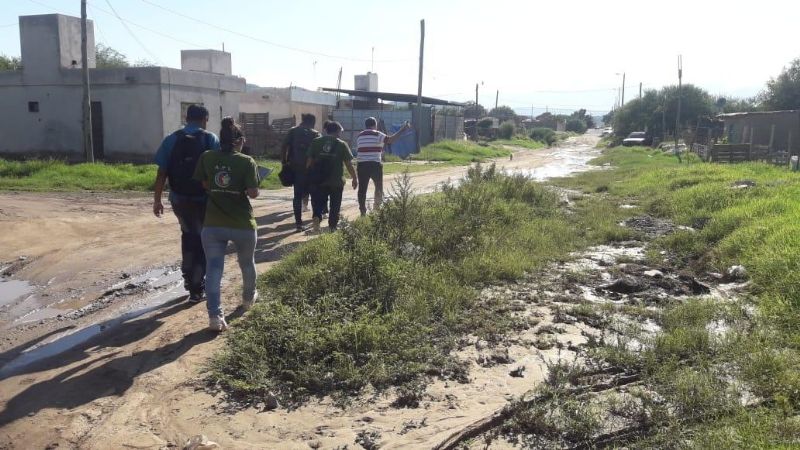 Salud continúa asistiendo a los vecinos afectados por las lluvias