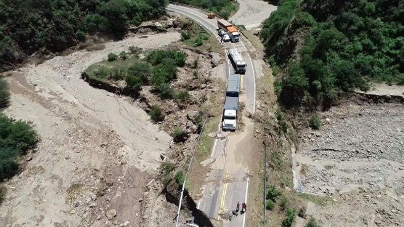 Sacaron los vehículos que estaban varados de La Cebila