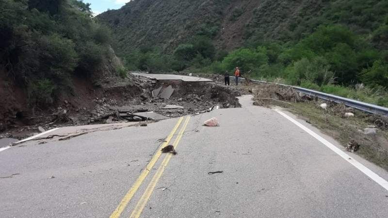 La quebrada de La Cébila se mantiene intransitable