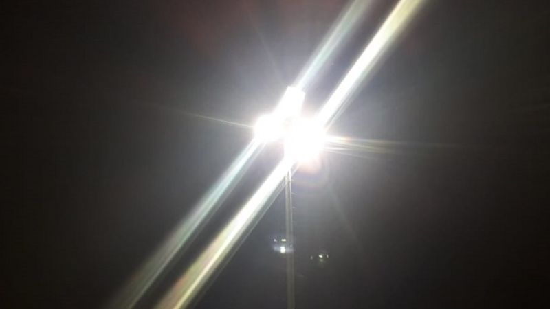 “Las Chacras” a “giorno” con nuevas luminarias