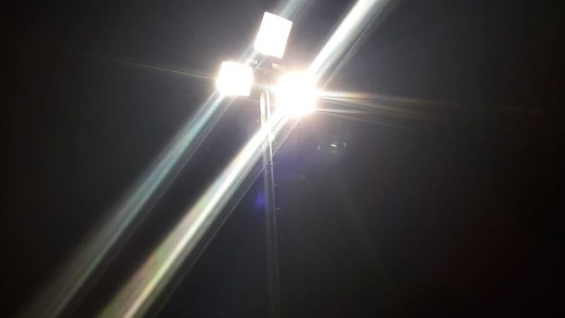 “Las Chacras” a “giorno” con nuevas luminarias