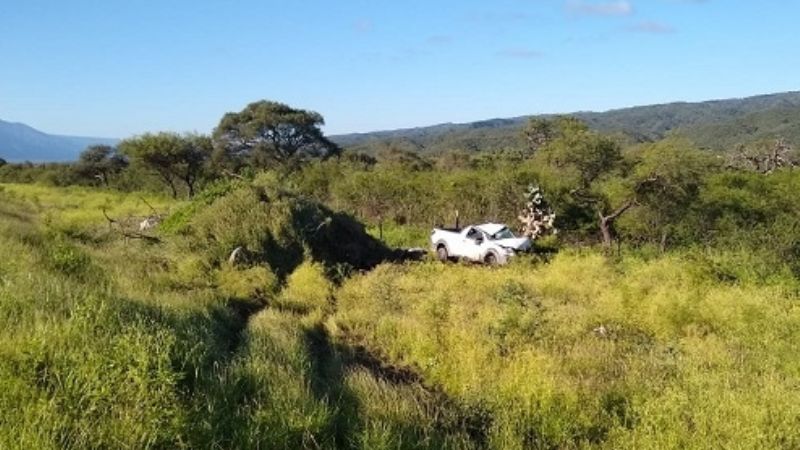 Vuelco en Palo Labrado