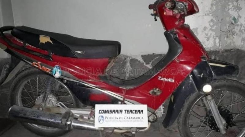 Secuestran una motocicleta requerida por la Justicia