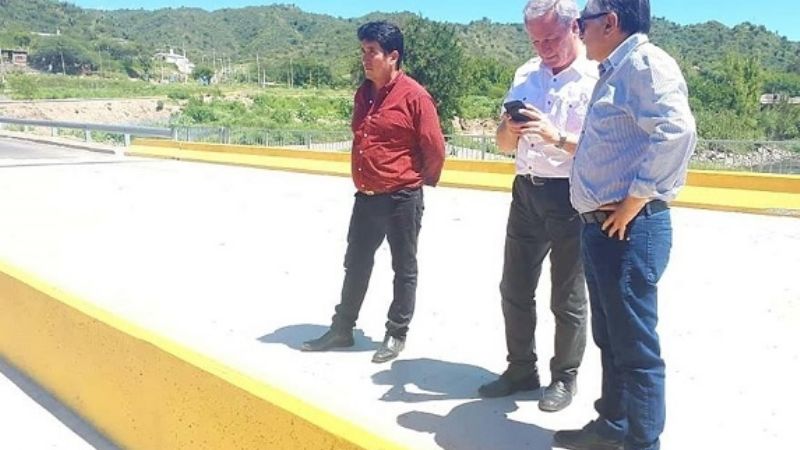 Recorrida por el tramo final de la Quebrada de Moreira, pronto a inaugurar