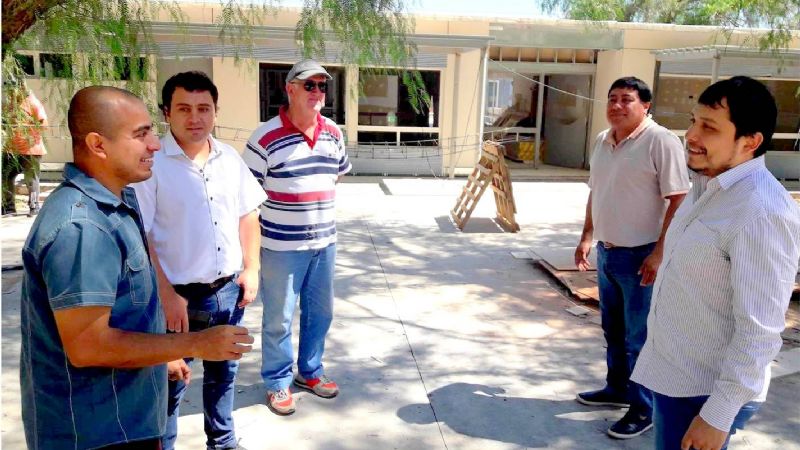 Nóblega inspeccionó edificio escolar