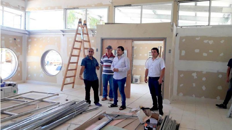 Nóblega inspeccionó edificio escolar