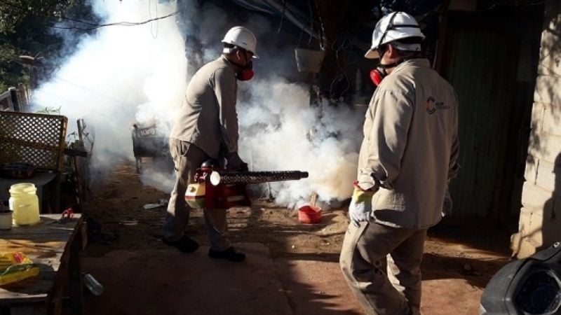 Fumigación en el B° San Ramón Norte