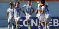 MORENO (11) festejando su golazo de hoy a Uruguay,
