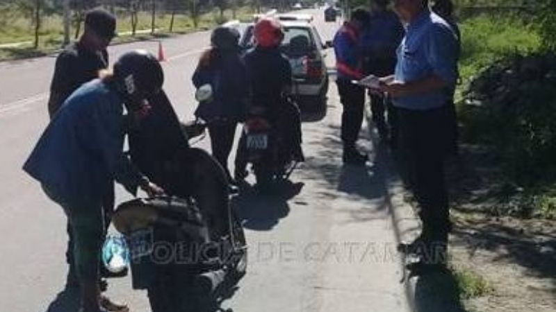 Casi 100 motos secuestradas en mega operativo de la policía en toda la provincia