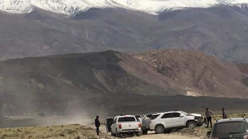 Se accidentó la comitiva oficial que trasladaba a la Gobernadora