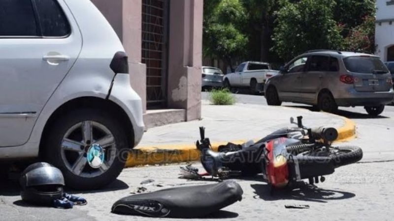 Colisión en cadena en pleno centro