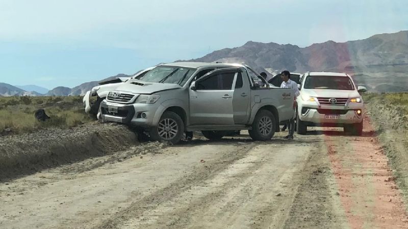 La Gobernadora “asistió” a los integrantes de su comitiva que se accidentaron
