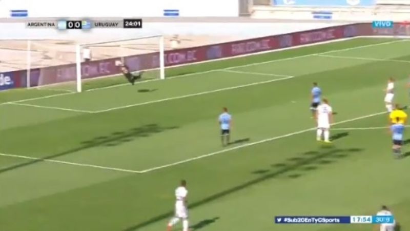 "El Cata" Moreno, y un tremendo golazo para ir al Mundial