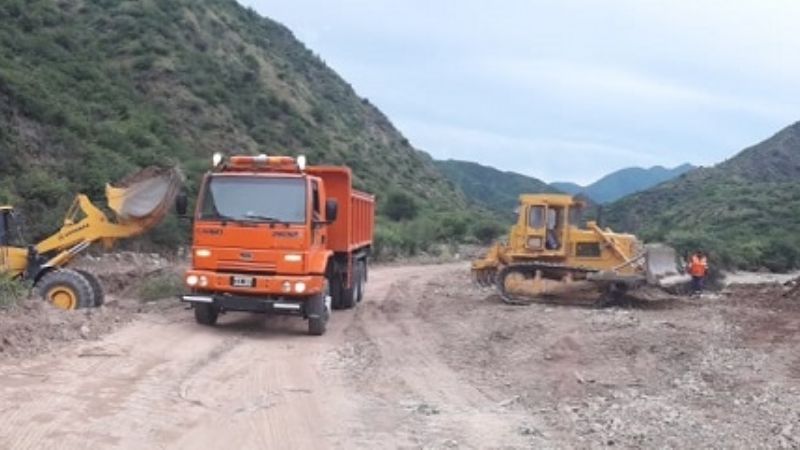 Supervisaron los daños en La Cébila