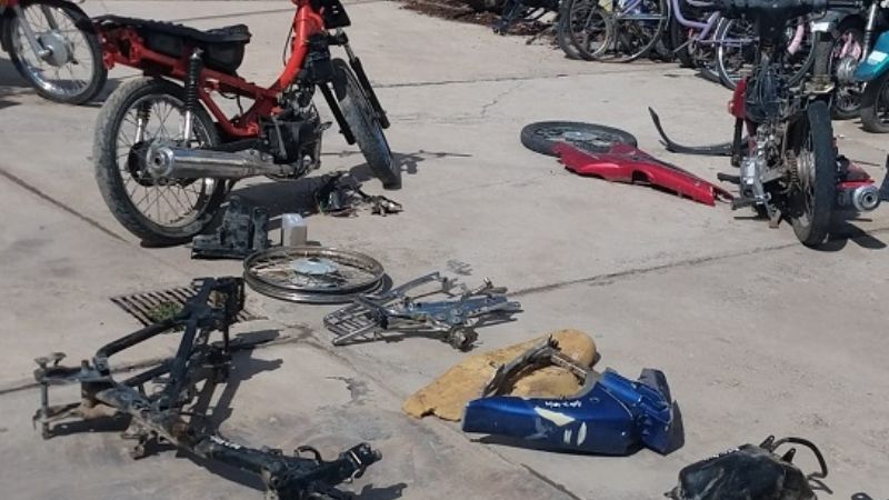Desarticulan una banda de menores que robaba motos
