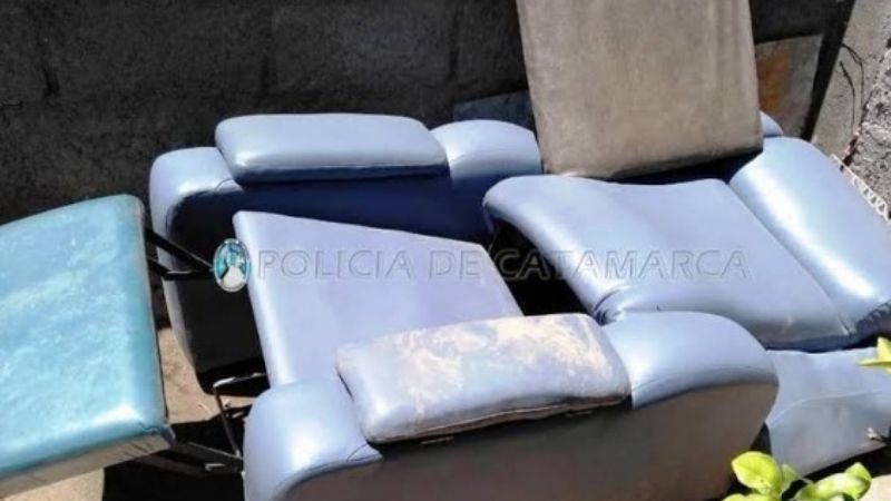 Tras allanamiento recuperan tres sillones terapéuticos
