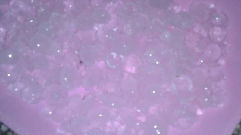 Torrencial lluvia y feroz granizada en la Capital