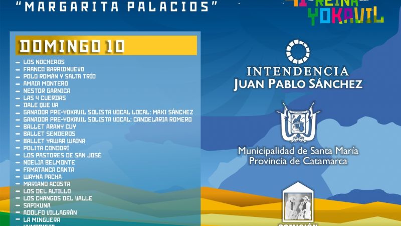 Hoy comienza la Fiesta Nacional Santa María Reina del Yokavil