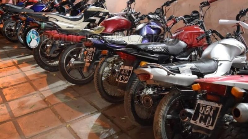 Mega operativo de control: 58 arrestados y 16 motos secuestradas
