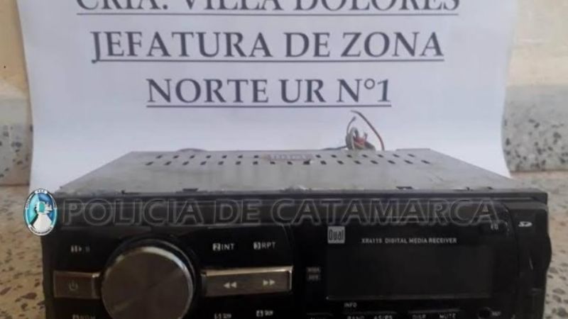 Tenían un estéreo robado