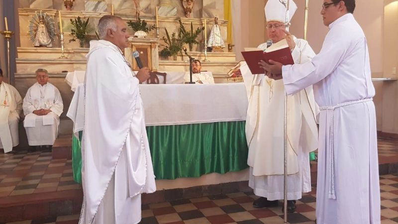 En Chumbicha, tomó posesión el nuevo párroco de Nuestra Señora de Luján