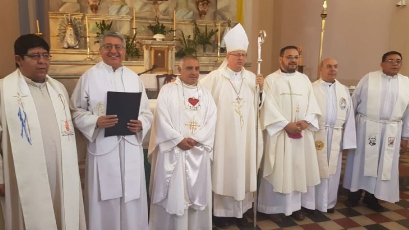 En Chumbicha, tomó posesión el nuevo párroco de Nuestra Señora de Luján