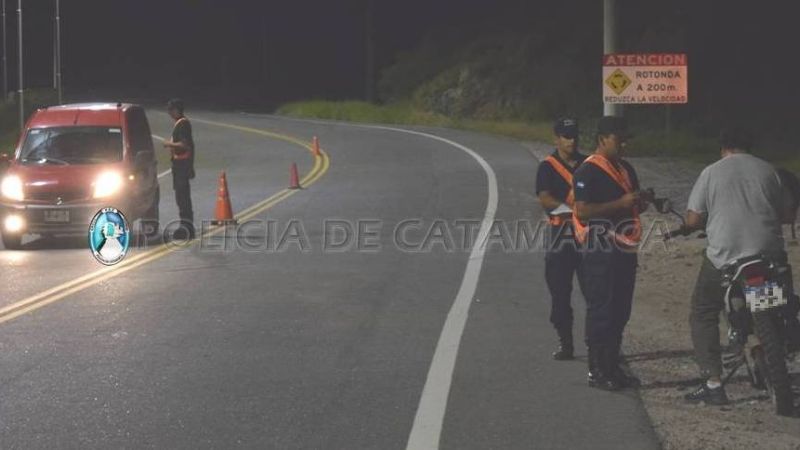 Secuestran 49 motos en controles en Capital y Valle Viejo