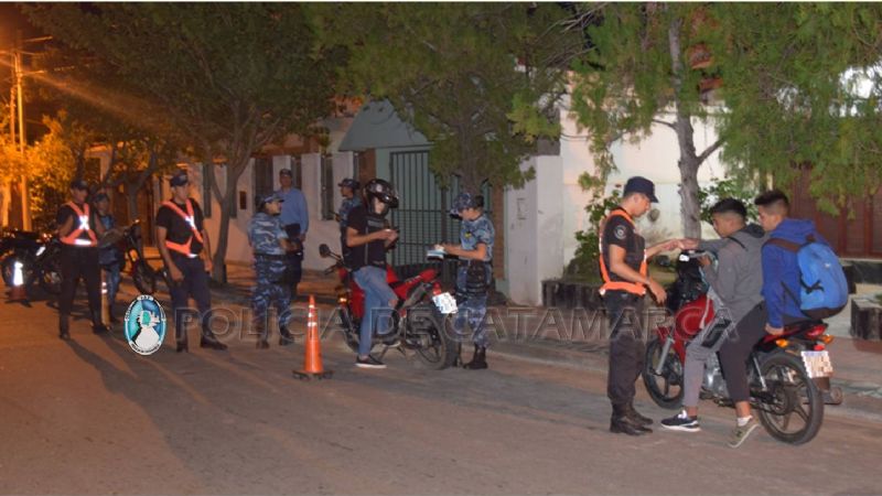 Secuestran 49 motos en controles en Capital y Valle Viejo