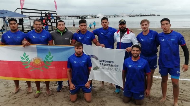 Arranque ganador en rugby y fútbol en Los Juegos de Playa
