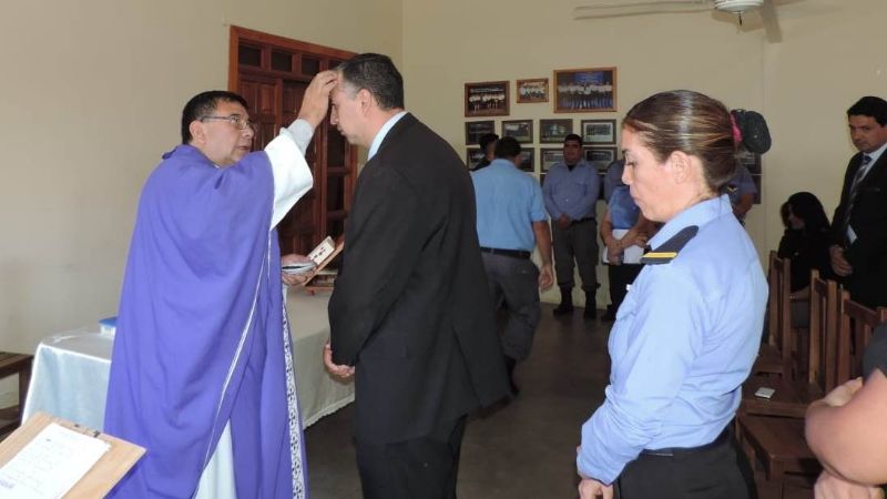 Inicio de la Cuaresma en el Servicio Penitenciario