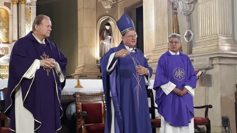 Urbanc en la acción de gracias por sus 12 años como Obispo