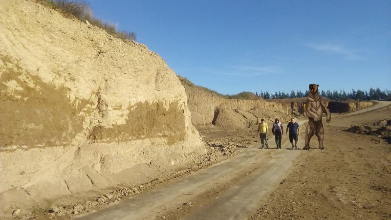 Descubren un oso gigante de 700 mil años de antigüedad en San Pedro