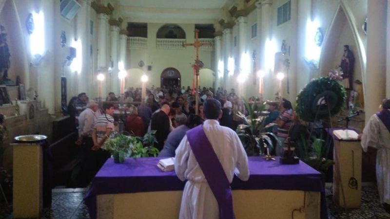 El padre “Chalín” es velado en la parroquia Inmaculada Concepción