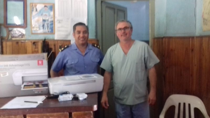 El senador Fernández entregó elementos en Pomán