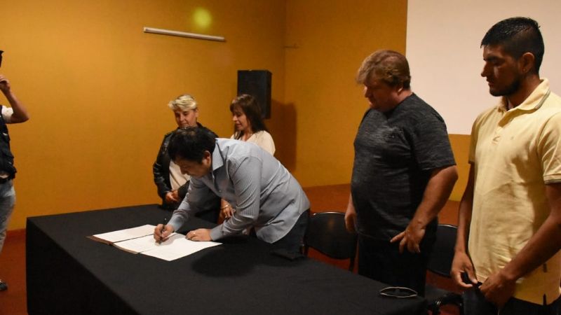 Se firmó convenio de ejecución del Programa “Prevención y tratamiento de las adicciones”