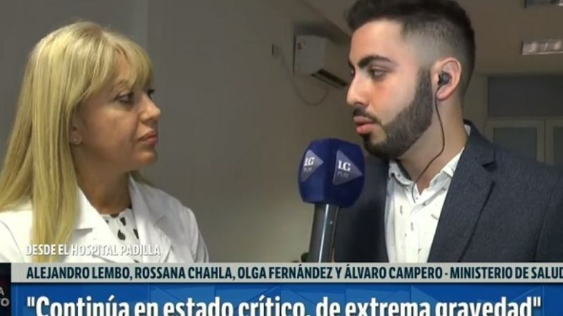 Denis: sigue en "estado crítico de extrema gravedad"