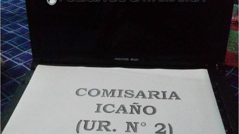 Recuperan una computadora robada en Icaño
