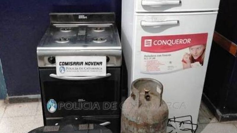 Recuperan electrodomésticos robados en el sur de la Capital