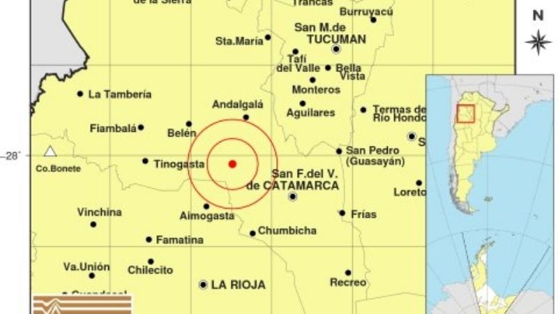 Fuerte temblor sacudió el Oeste