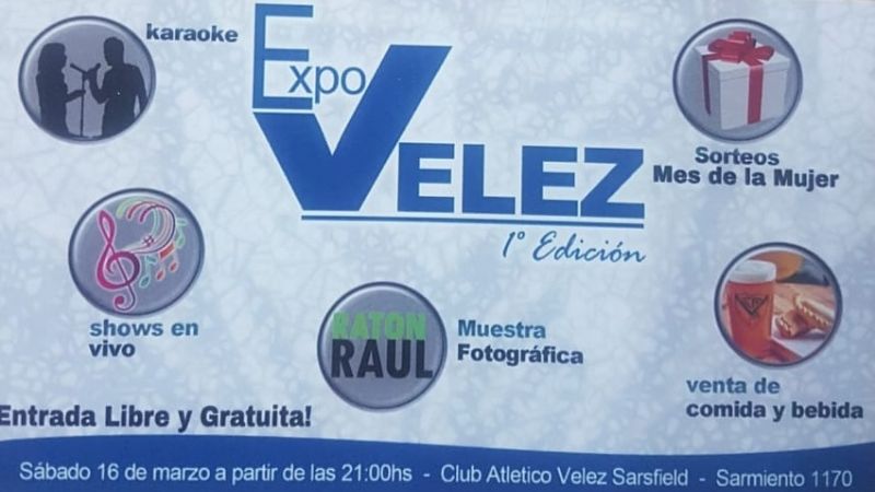 “1ra. Expo Vélez”, para “ver y sentir” a la “V Azulada”