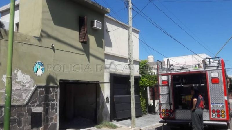 Se incendió una casa