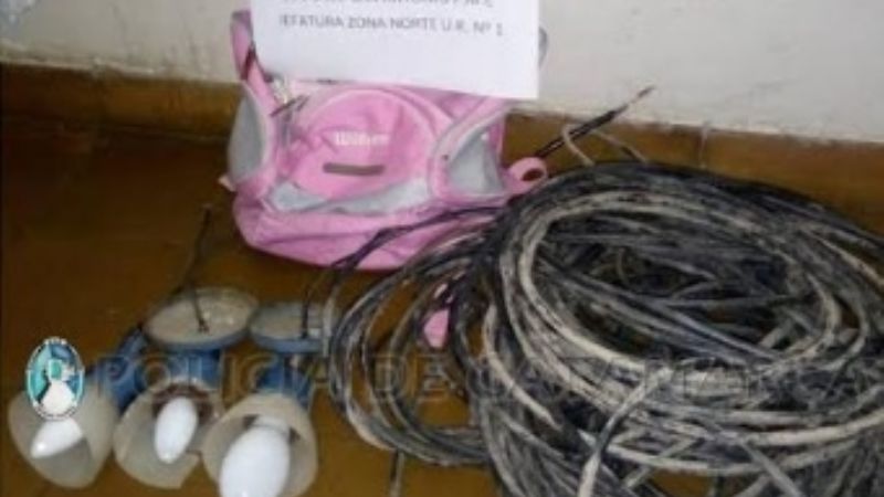 Demoran a un adolescente y secuestran elementos de dudosa procedencia