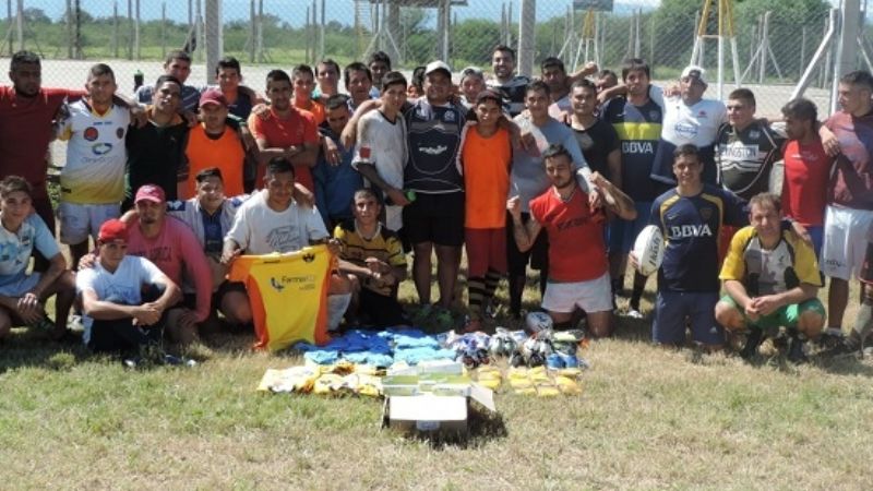 Los Awkas ponen primera para construir su cancha de rugby