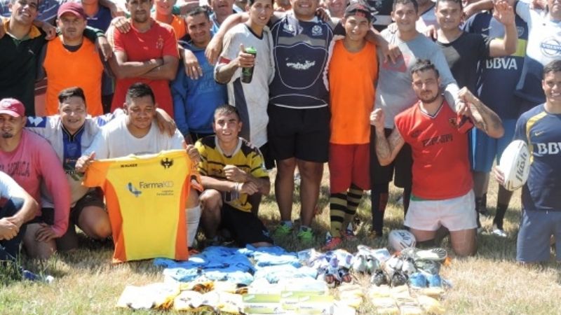 Los Awkas ponen primera para construir su cancha de rugby
