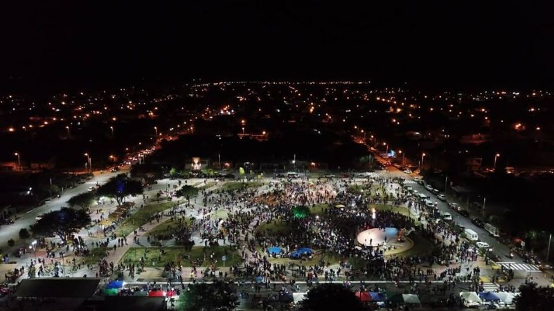 Se inauguró el centro recreativo Plaza “Las Américas” en Santa María