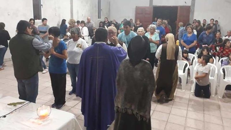 Fiesta del Cura Brochero en el barrio Los Periodistas