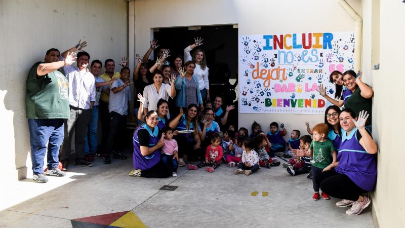 Con un mural, comenzaron las actividades por el Día Mundial del Síndrome de Down