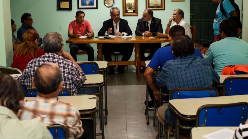 Entrega de subsidio a la Liga Catamarqueña de Fútbol