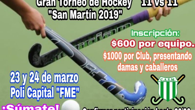 Torneo de hockey de San Martín del Bañado